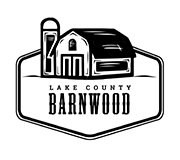 The Lake County Barnwood logo.