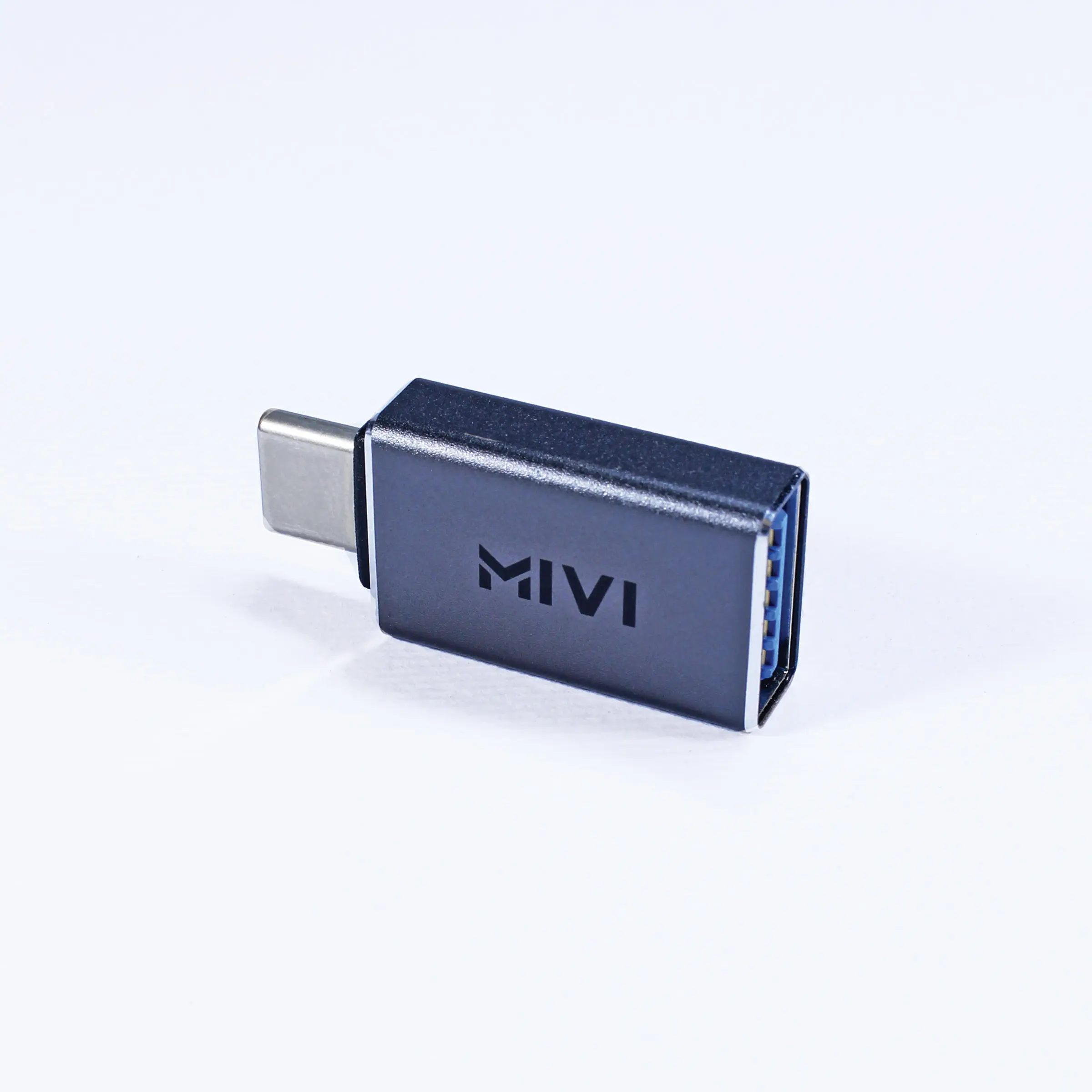 A grey USB drive represents our website design work for Data Rescue MD.