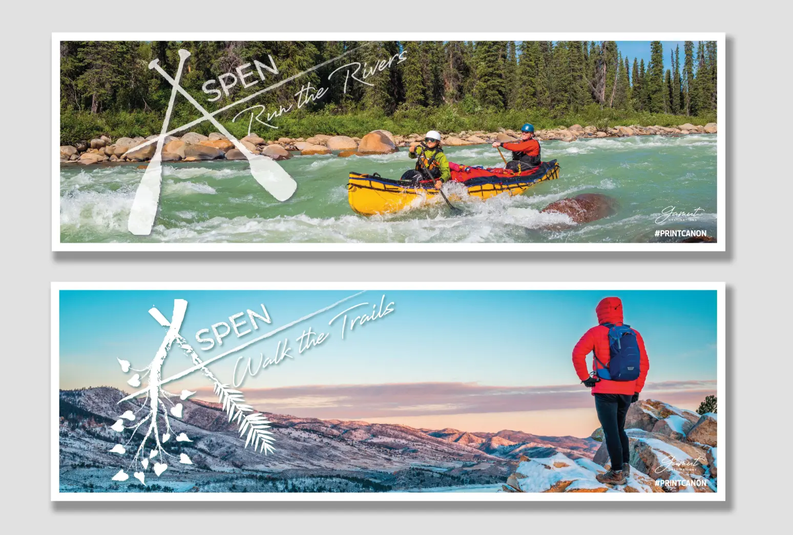 projectpage_CUSA_WorldBook_-1 Sample of clever travel-themed campaign we created to show Canon USA's oversized printing capabilities.