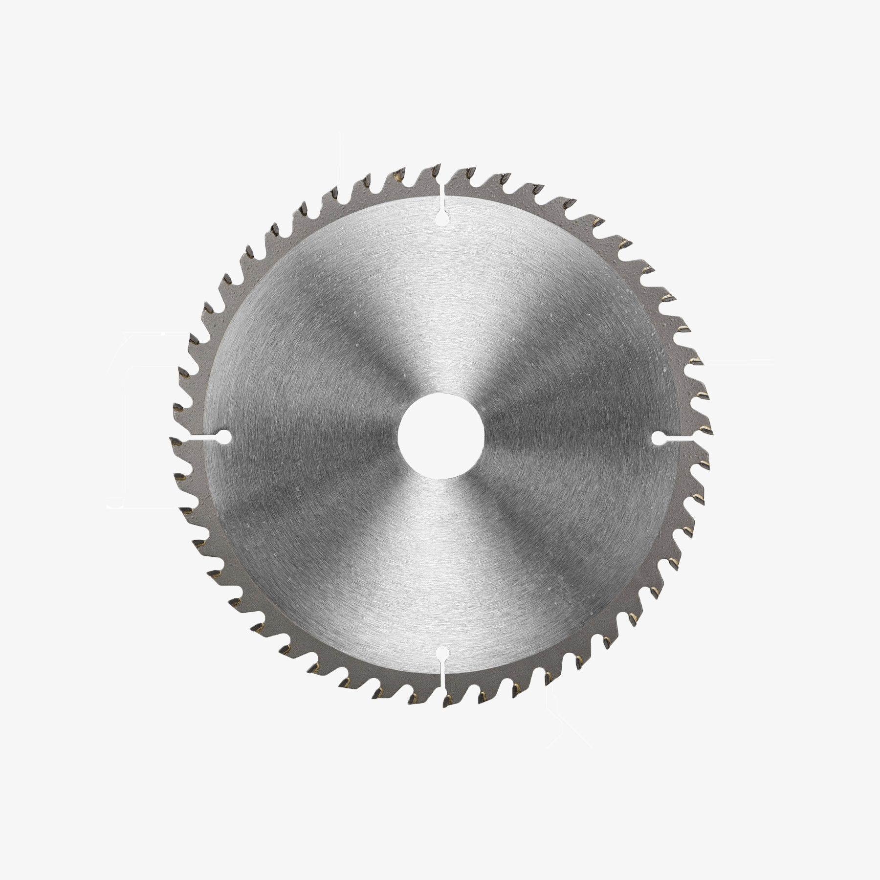 A a metal circular saw blade represents our work on Action Plastics' website and logo.