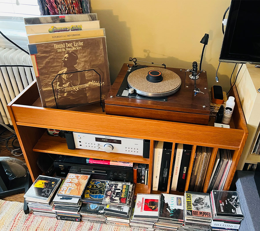 image of Jay's record collection