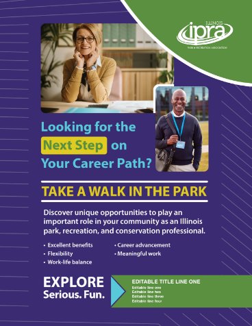 Four flyers from the campaign highlighting the main campaign line and inviting readers to find a career path with IPRA.